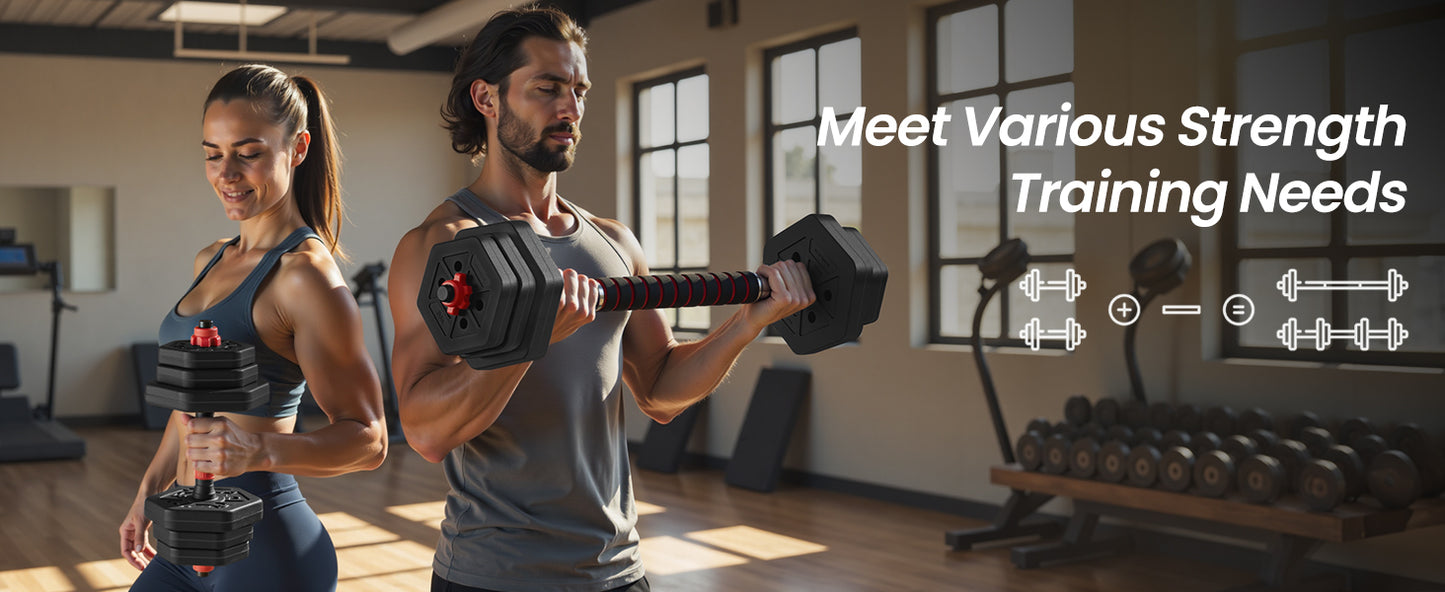 FlexForge™ Adjustable Dumbbell Set