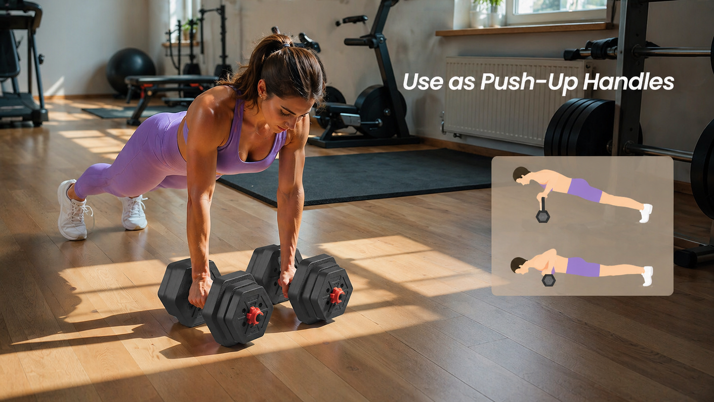 FlexForge™ Adjustable Dumbbell Set