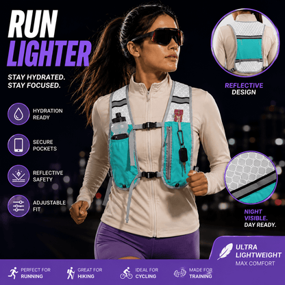 HydraMove™ Reflective Chest Pack Running Vest