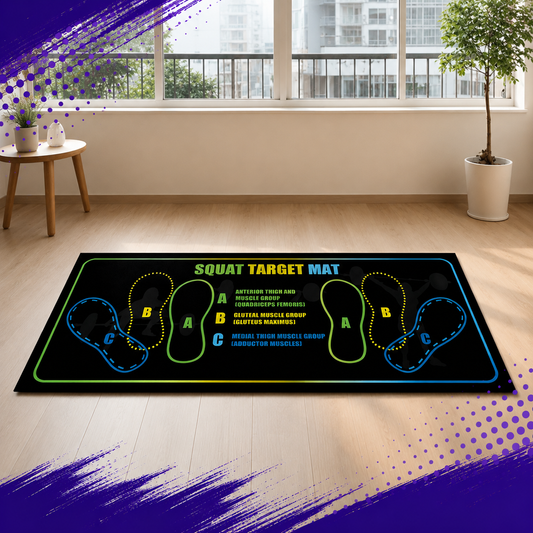SquatForm™ Anti-Slip Training Mat Set