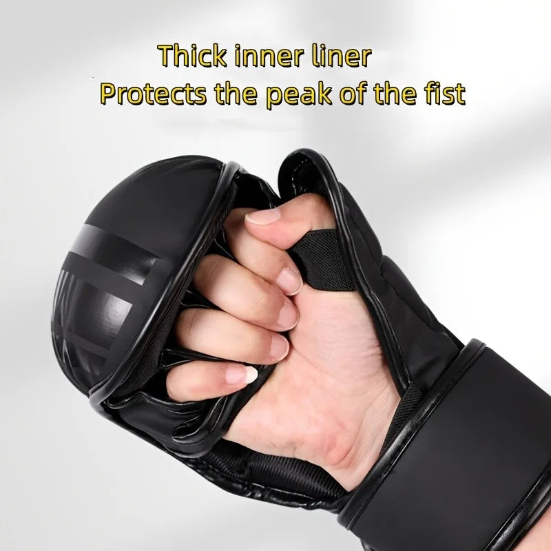 TitanStrike™ Pro MMA & Boxing Thick Guard Gloves