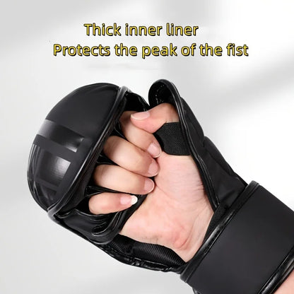 TitanStrike™ Pro MMA & Boxing Thick Guard Gloves