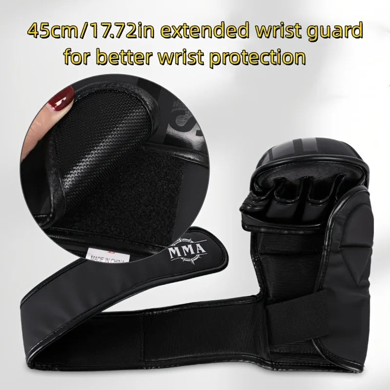 TitanStrike™ Pro MMA & Boxing Thick Guard Gloves