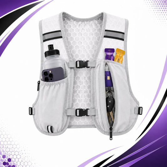 HydraMove™ Reflective Chest Pack Running Vest for running, hiking, cycling and outdoor adventures